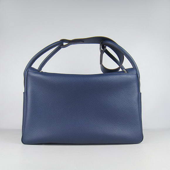 High Quality Replica Hermes Lindy 34CM Shoulder Bag Dark Blue
